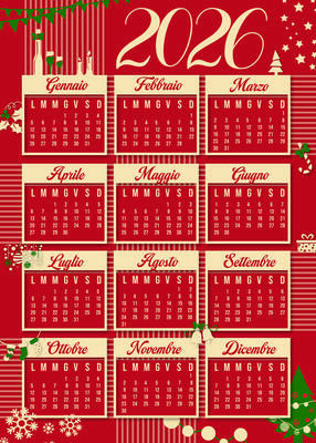 STROFINACCIO BENNY CALENDARIO 60X80 Tellini S.R.L. Velkoobchodní oblečení